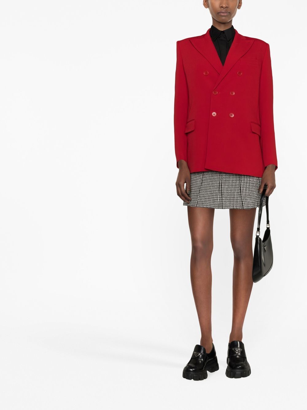 RED Valentino Blazer met dubbele rij knopen - Rood