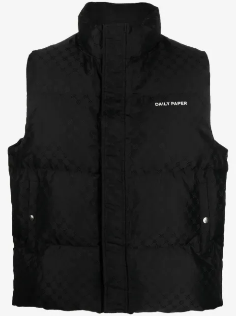 Daily Paper monongram Pondo padded gilet