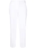 Seventy elasticated-waist slim chinos - White