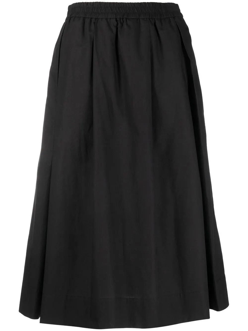 

Seventy pleated midi skirt - Black