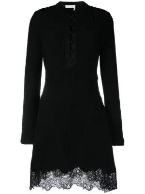 mother of the bride designer dresses V-neck Knit Dress main image 1
