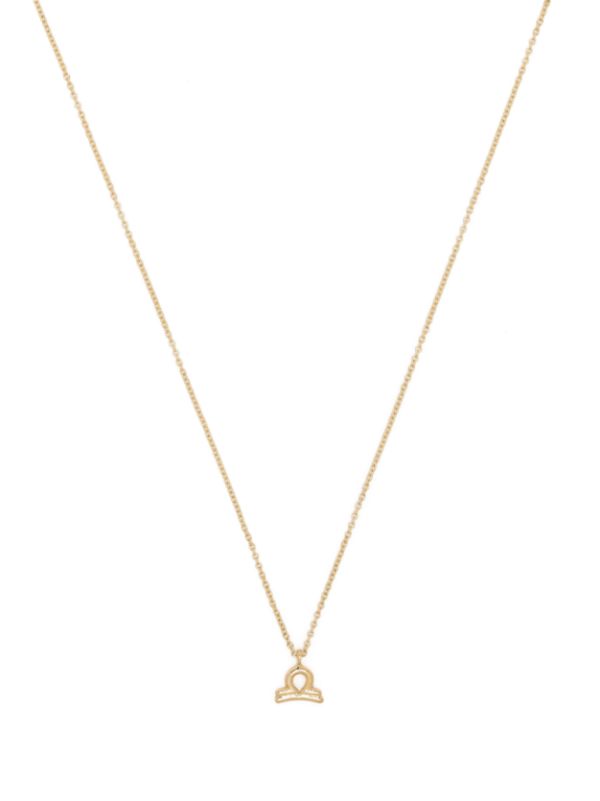 Real gold clearance libra necklace