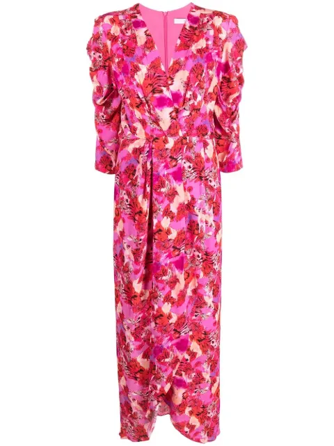 IRO - floral-print midi dress