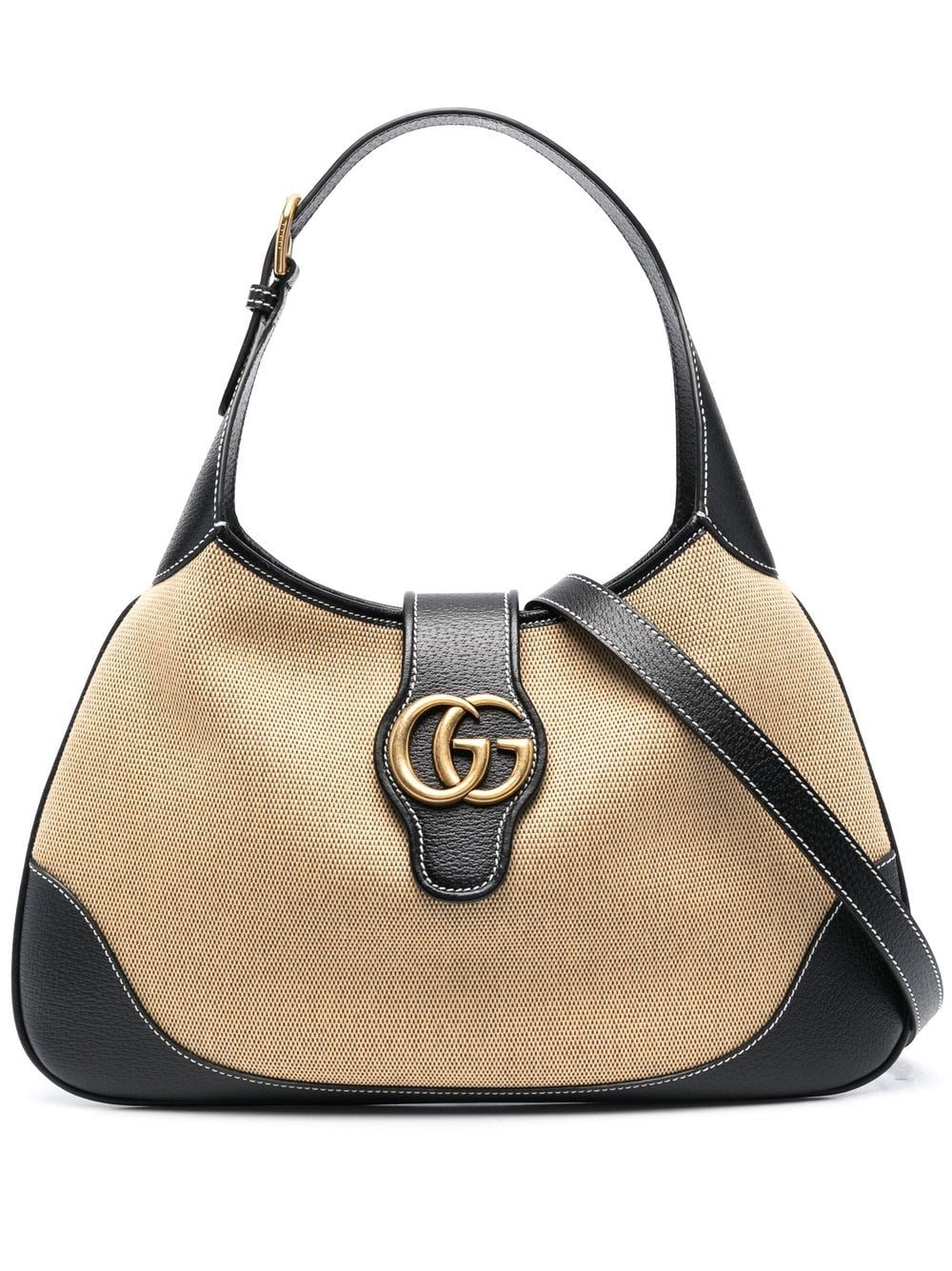 Gucci Aphrodite Medium Shoulder Bag in Beige