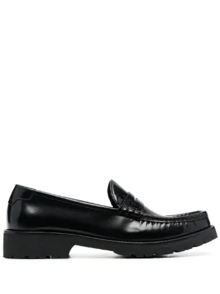 Saint Laurent Le Loafer フラットシューズ | ブラック | FARFETCH JP