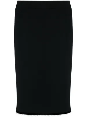 未使用級*クリスチャンディオール チェッカー ミニスカート サイド