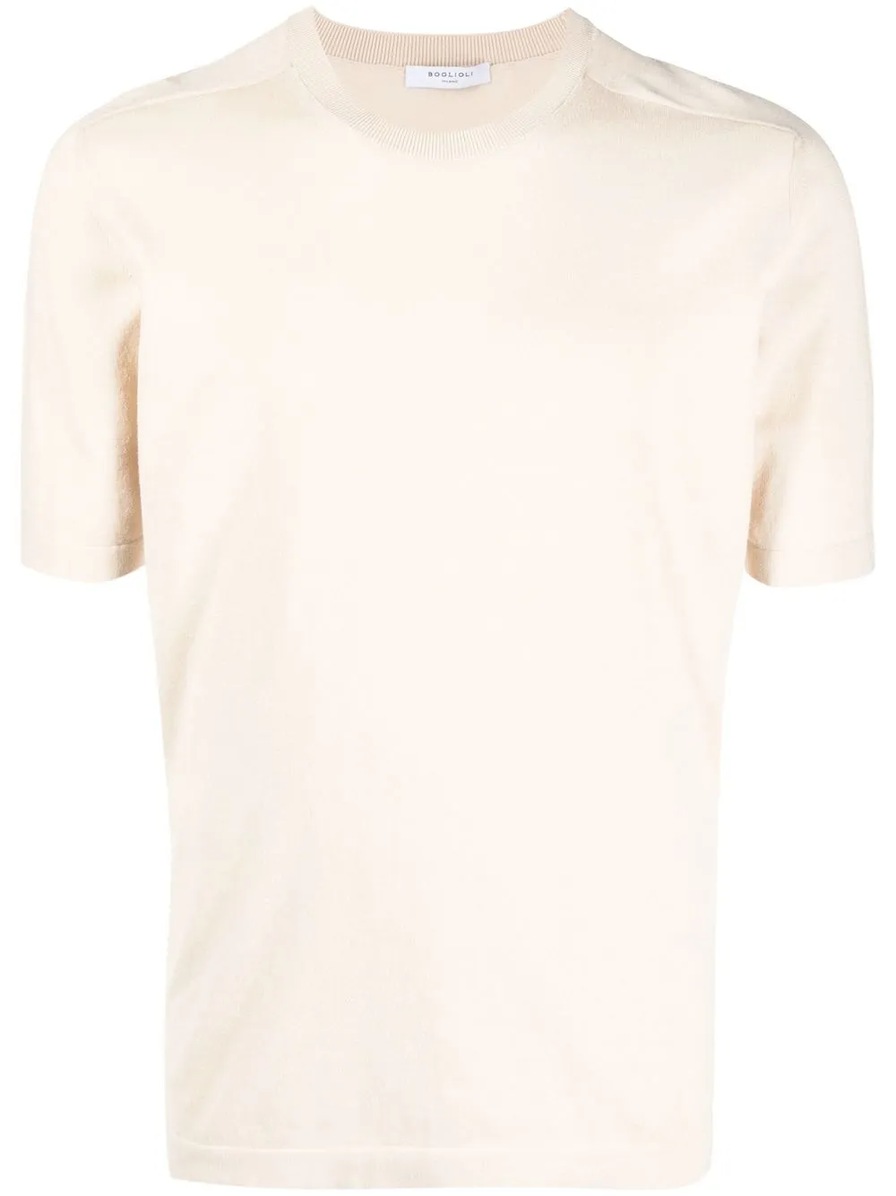 BOGLIOLI SHORTSLEEVED COTTON-SILK T-SHIRT