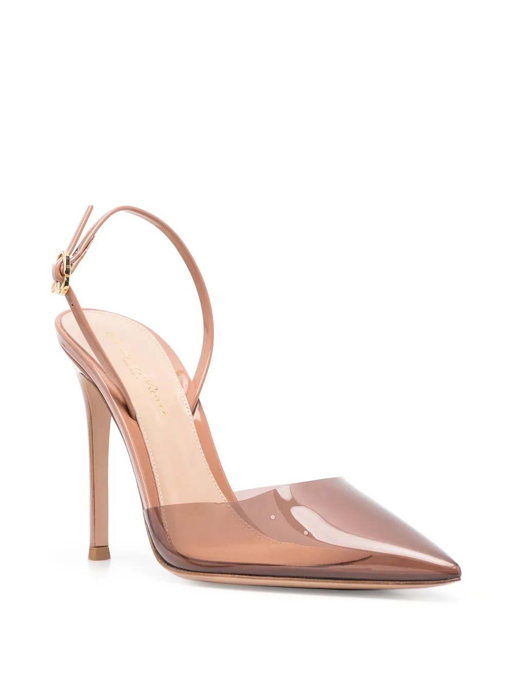 Gianvito Rossi Ribbon d'Orsay 105mm Pumps Farfetch