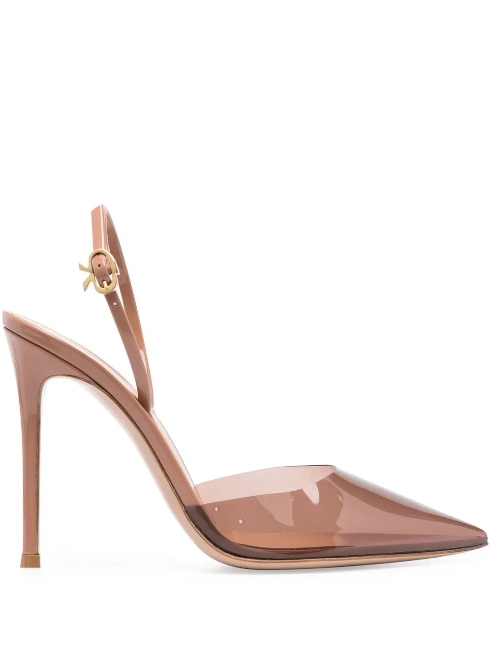 

Gianvito Rossi Ribbon d'Orsay 105mm pumps - Neutrals