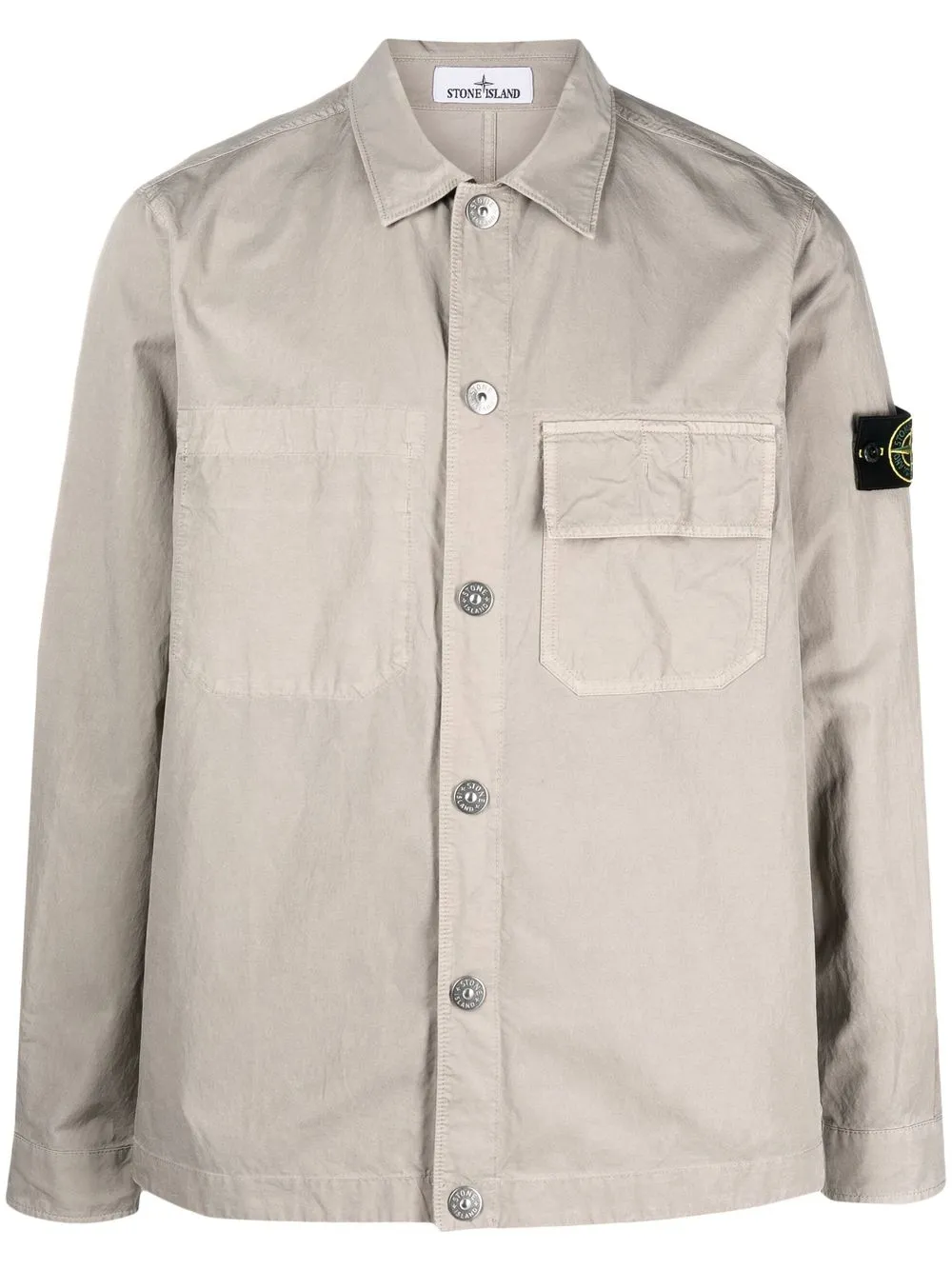 

Stone Island Compass-patch short jacket - Neutrals