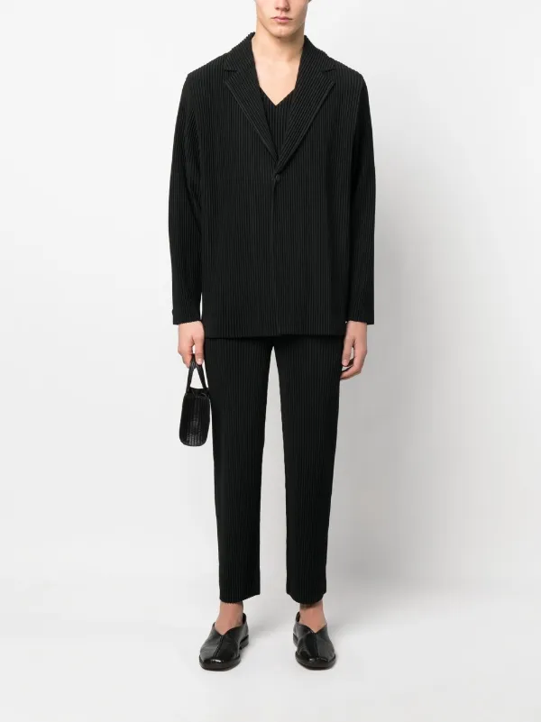 Homme Plissé Issey Miyake single-breasted Suit Jacket - Farfetch