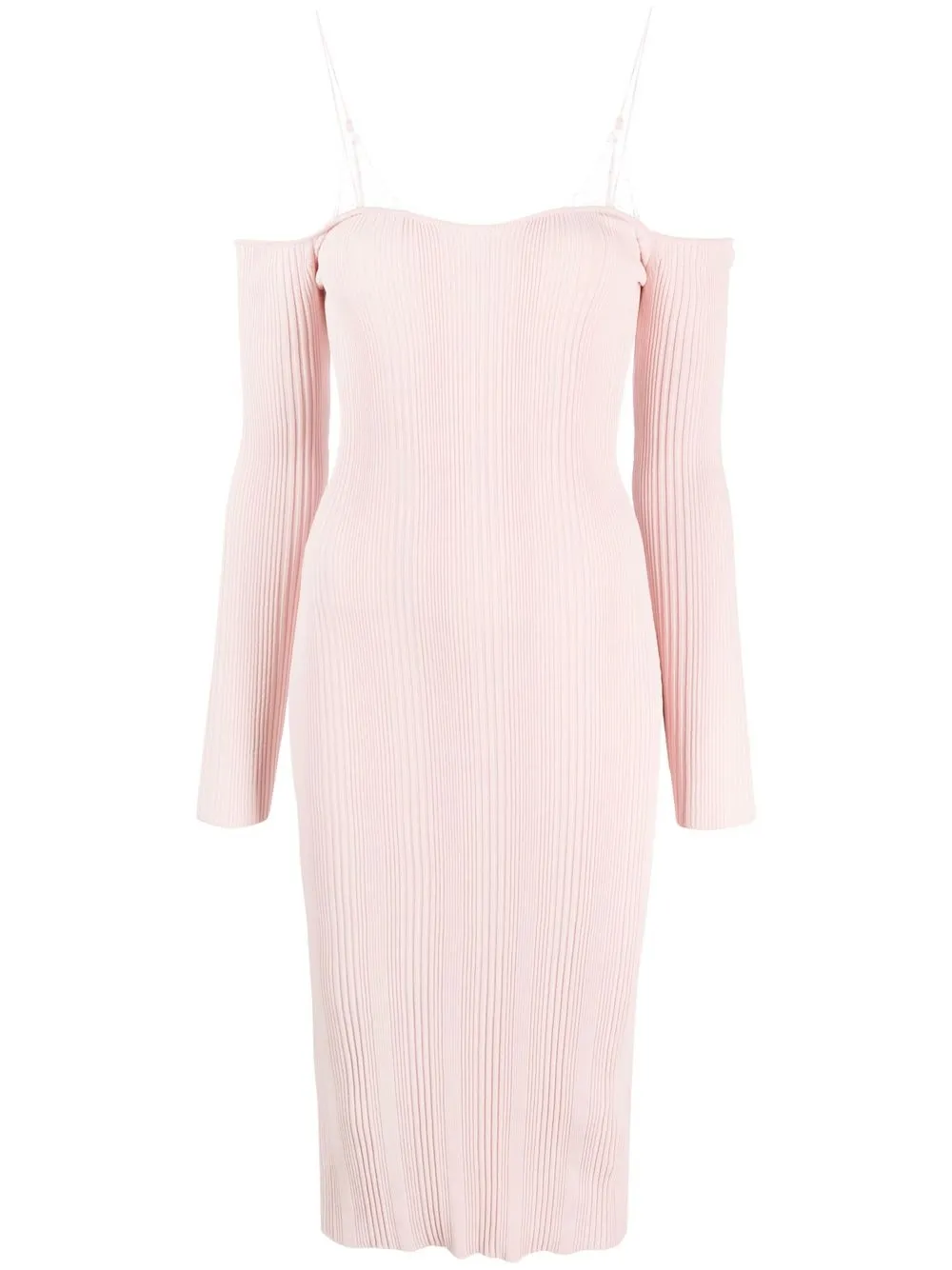 Blumarine robe mi-longue à épaules dénudées - Rose Top Merken Winkel