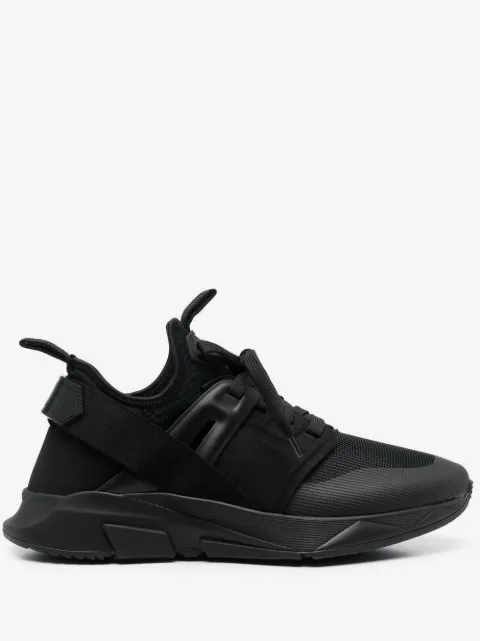 TOM FORD Jago logo-patch lace-up sneakers