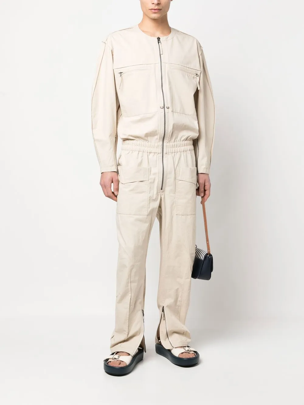 MARANT Jumpsuit met lange mouwen - Beige