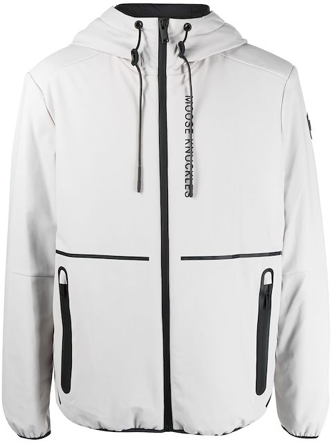 Moose Knuckles contrast-detailing hooded jacket