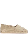 Castañer flat linen espadrilles - Neutrals