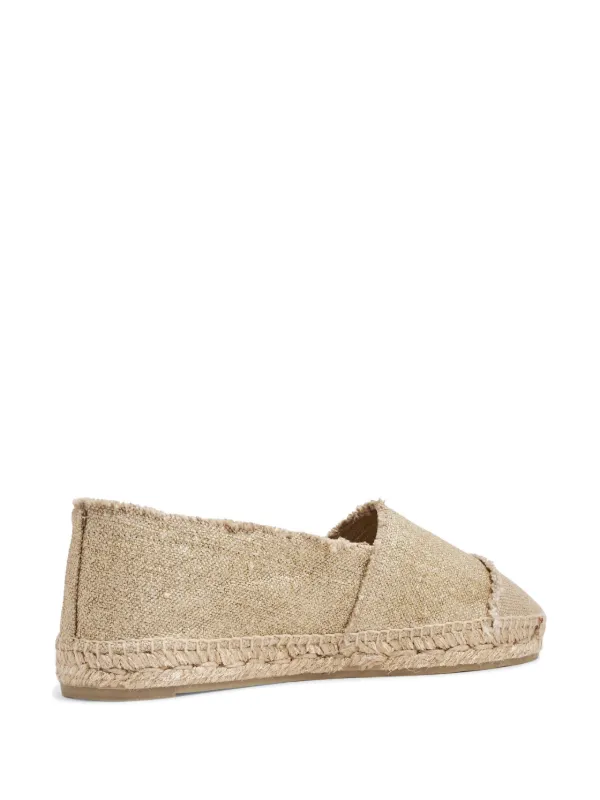 Castañer Flat Linen Espadrilles | Neutrals | FARFETCH ID