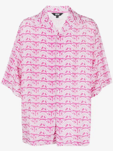 GCDS Camisa com estampa
