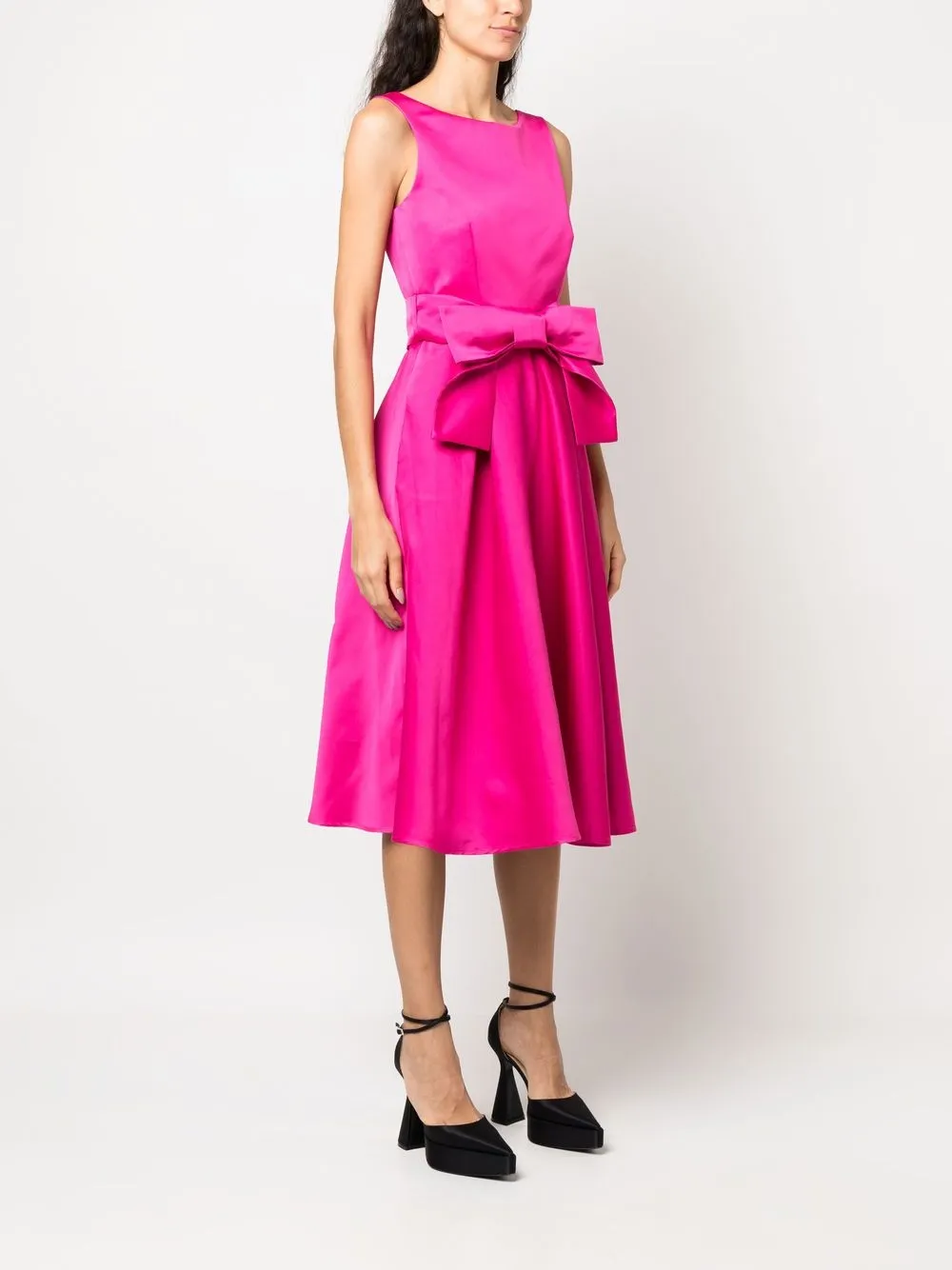 P.A.R.O.S.H. Bow Belt Dress Farfetch