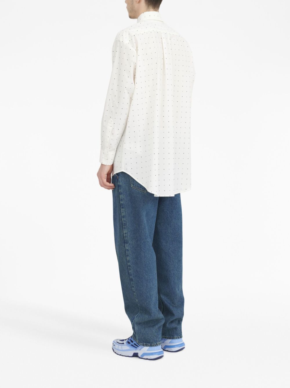 MM6 Maison Margiela polka dot-print cotton shirt Women