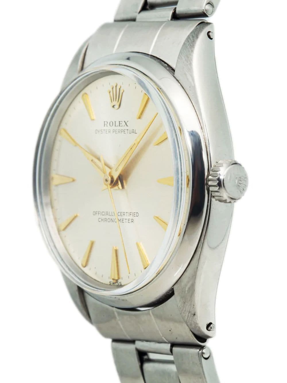 Rolex Pre-owned Oyster Perpetual horloge - Zilver