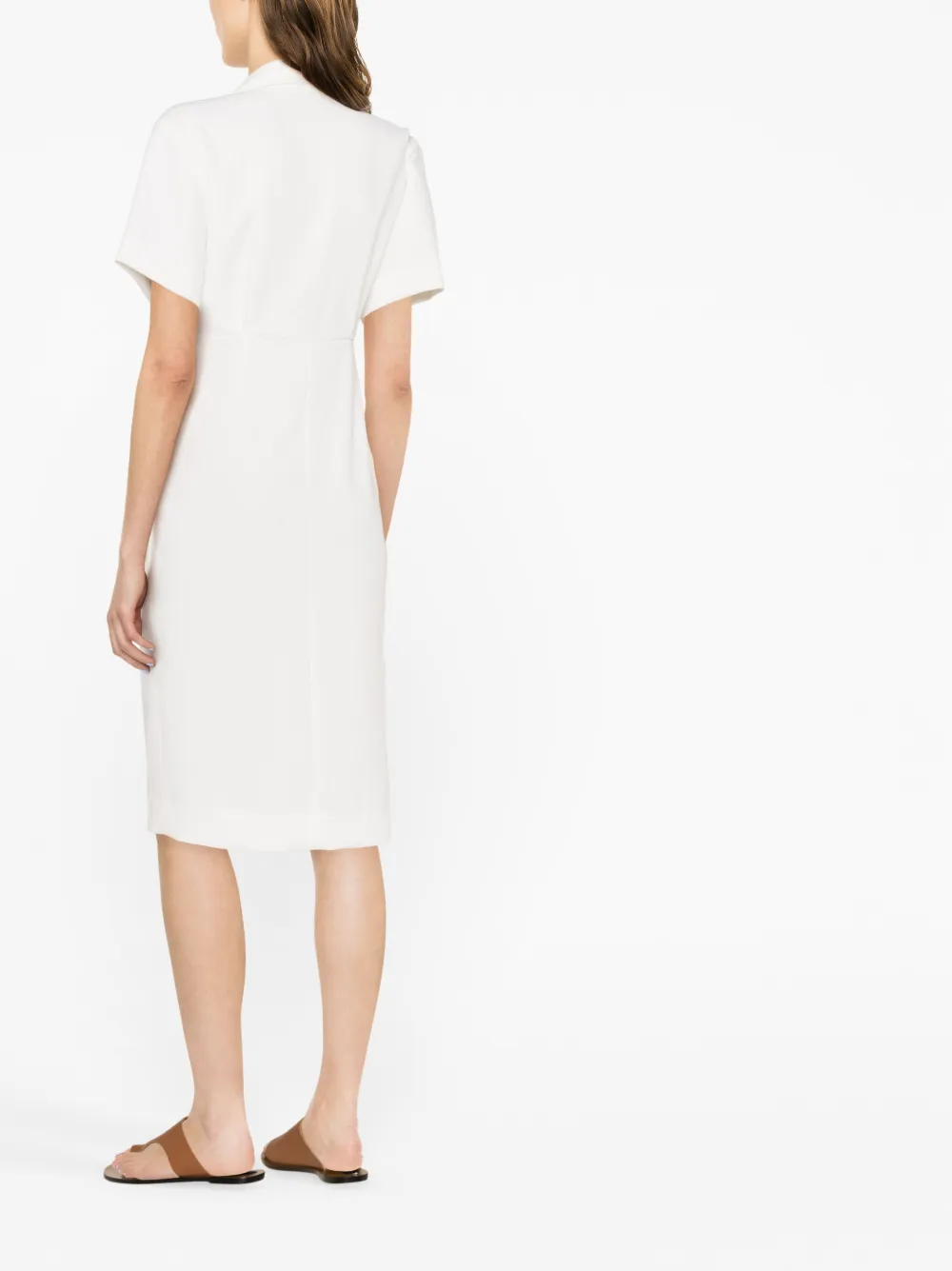 SANDRO TIE-DETAIL DRESS
