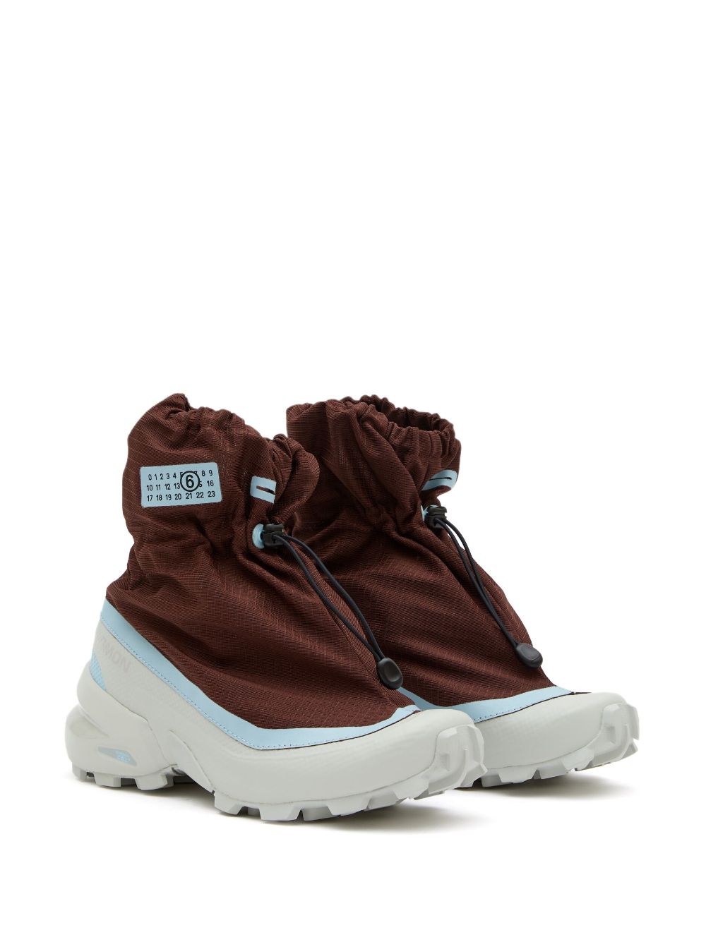 MM6 Maison Margiela X Salomon Sneakers met logopatch - Bruin