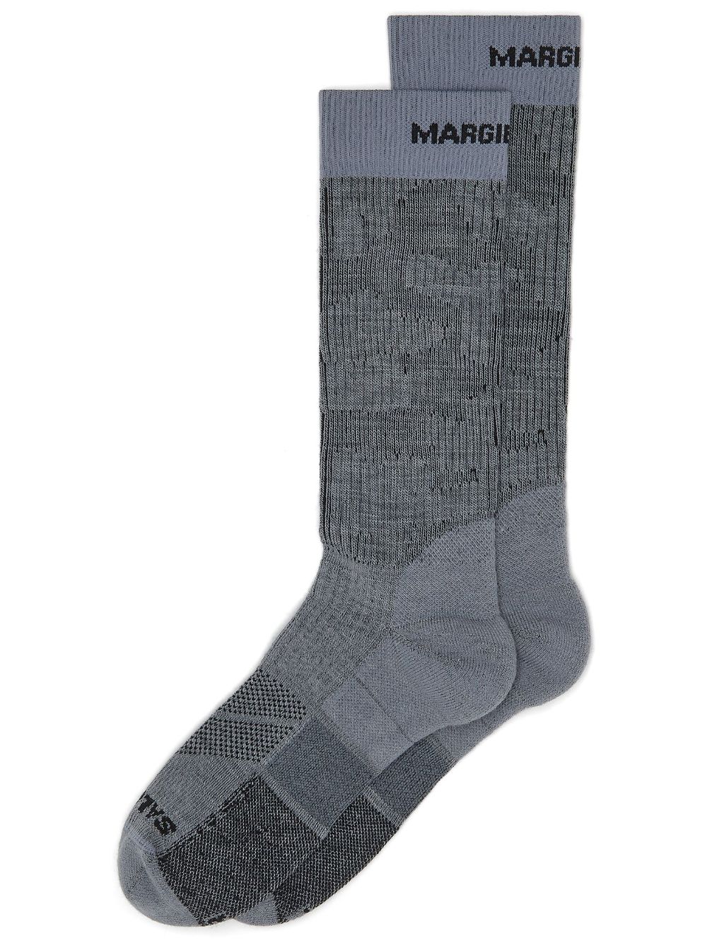 Mm6 Maison Margiela X Salomon Intarsia-knit Socks In Grey