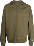 Billionaire Boys Club logo-print zip-up hoodie - Green