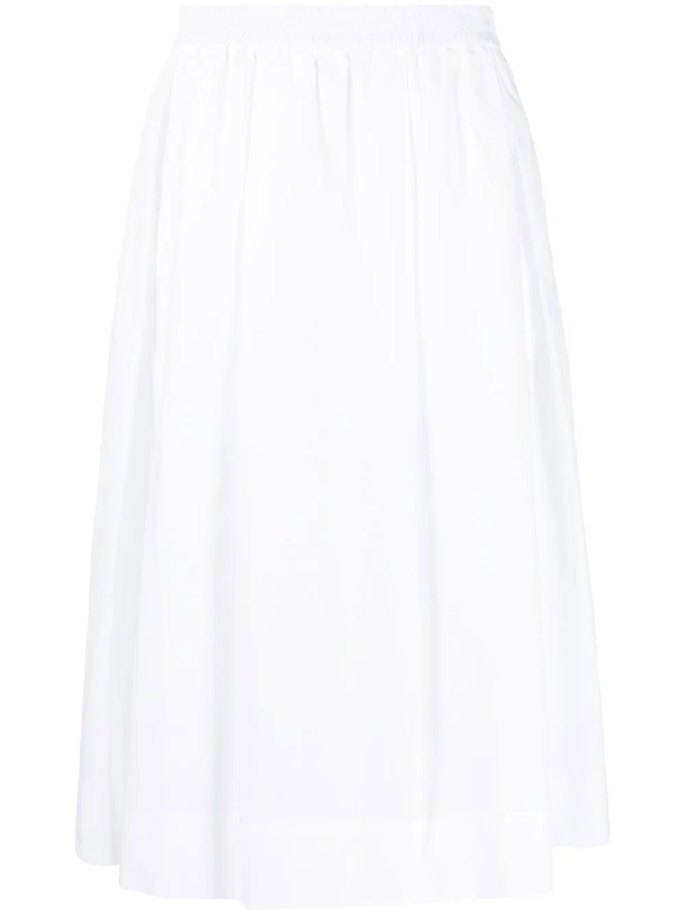 

Seventy pleated midi skirt - White