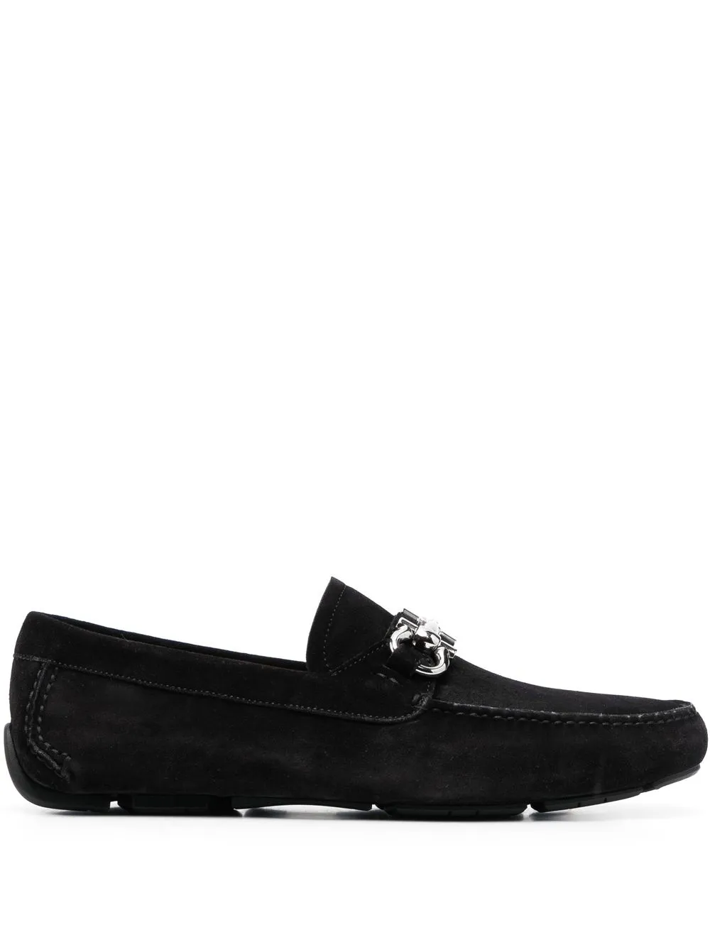 

Ferragamo Gancini driver loafers - Black