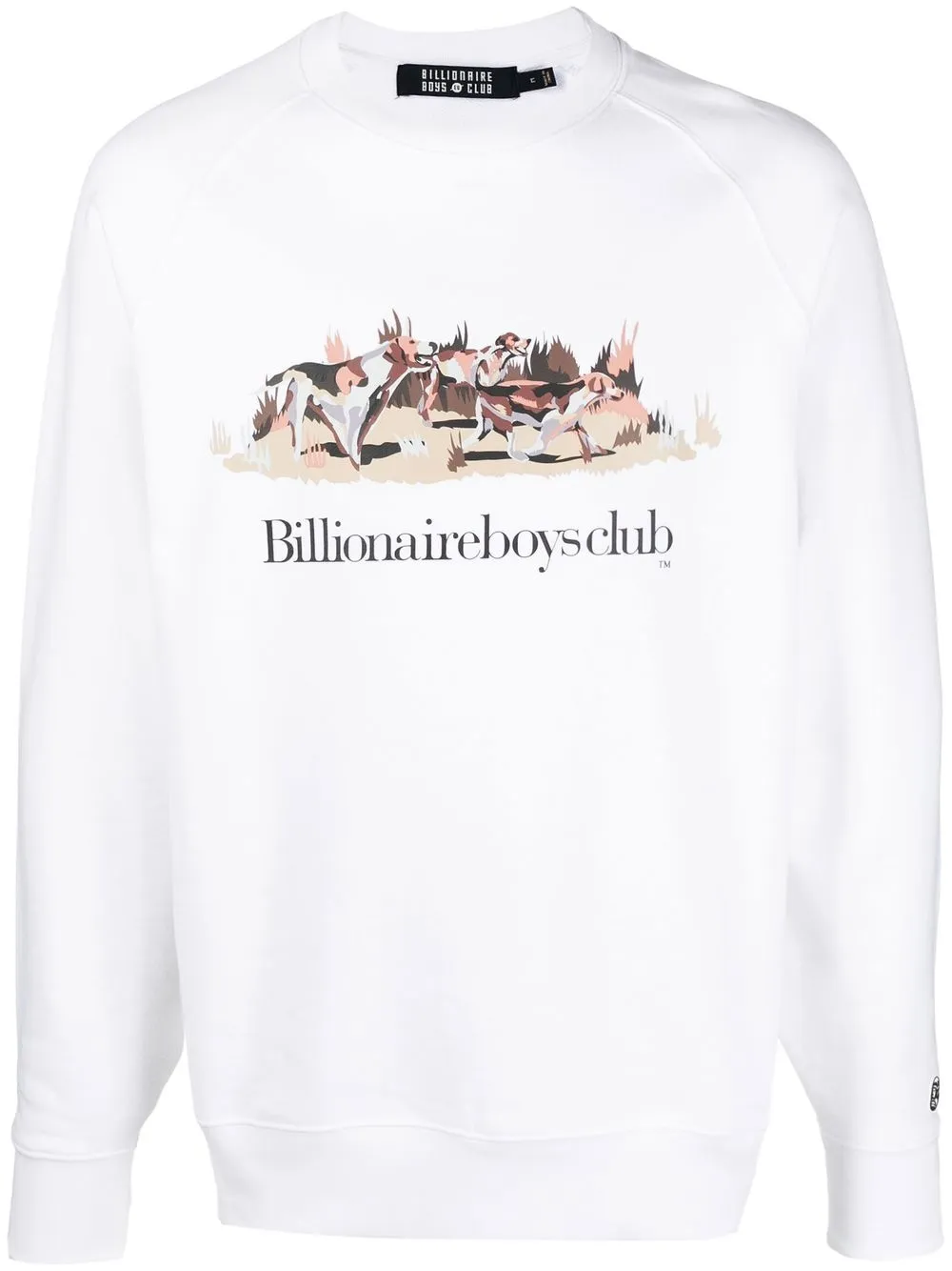 

Billionaire Boys Club logo-print cotton sweatshirt - White