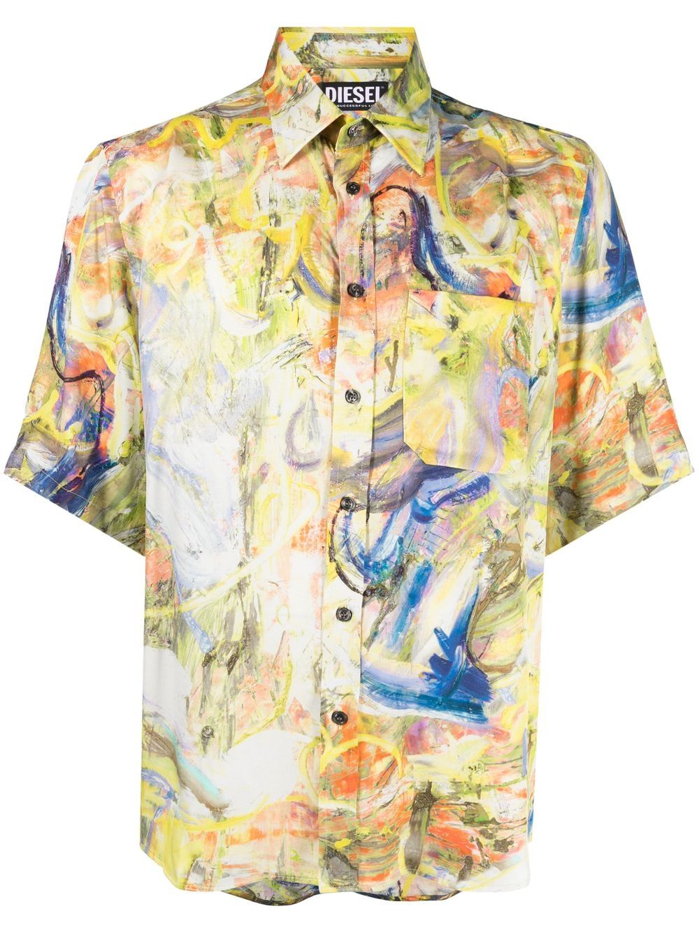 

Diesel painterly-abstract-print shirt - Amarillo