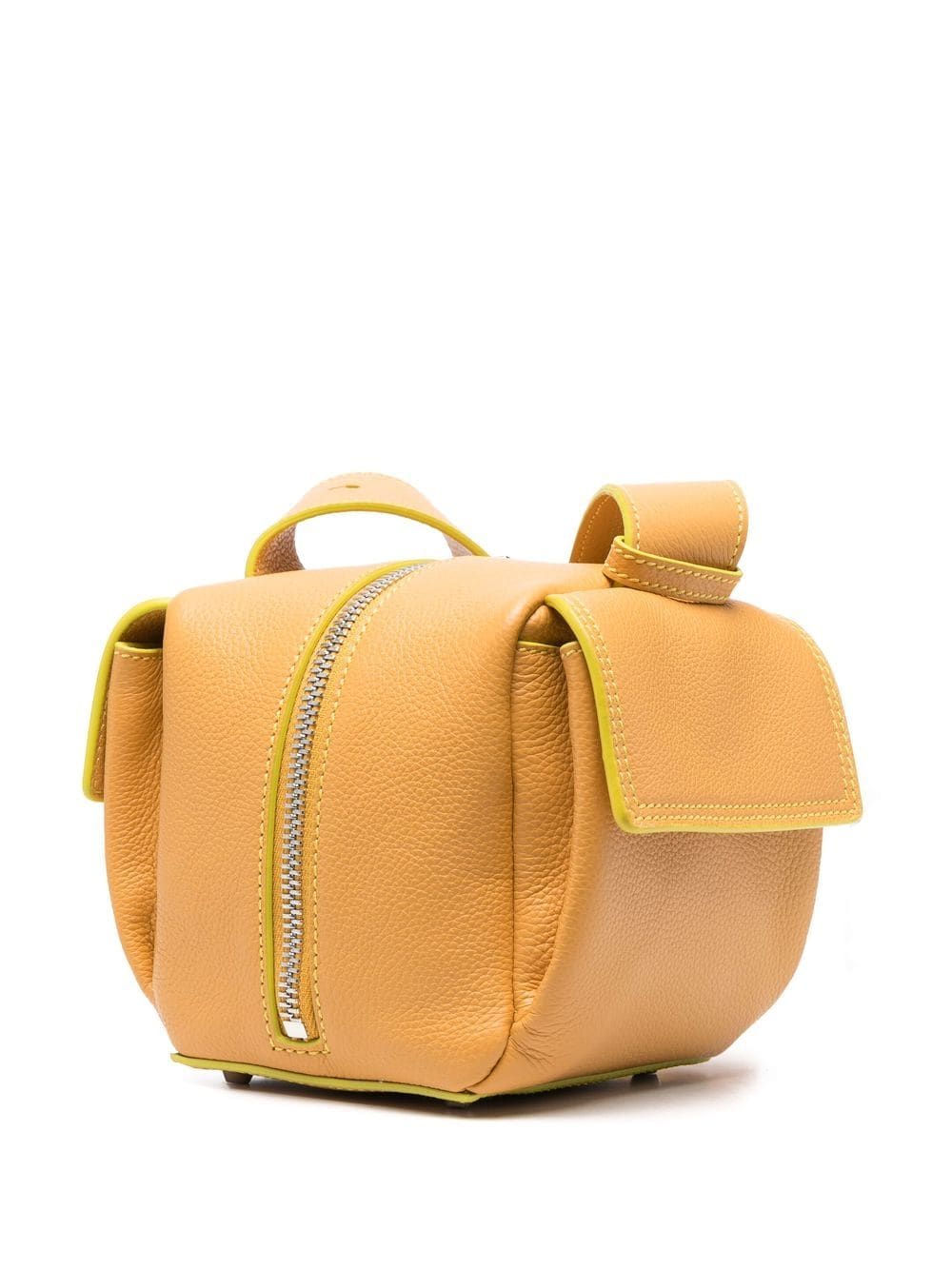 Shop Sunnei Lacubetto Shoulder Bag In Yellow