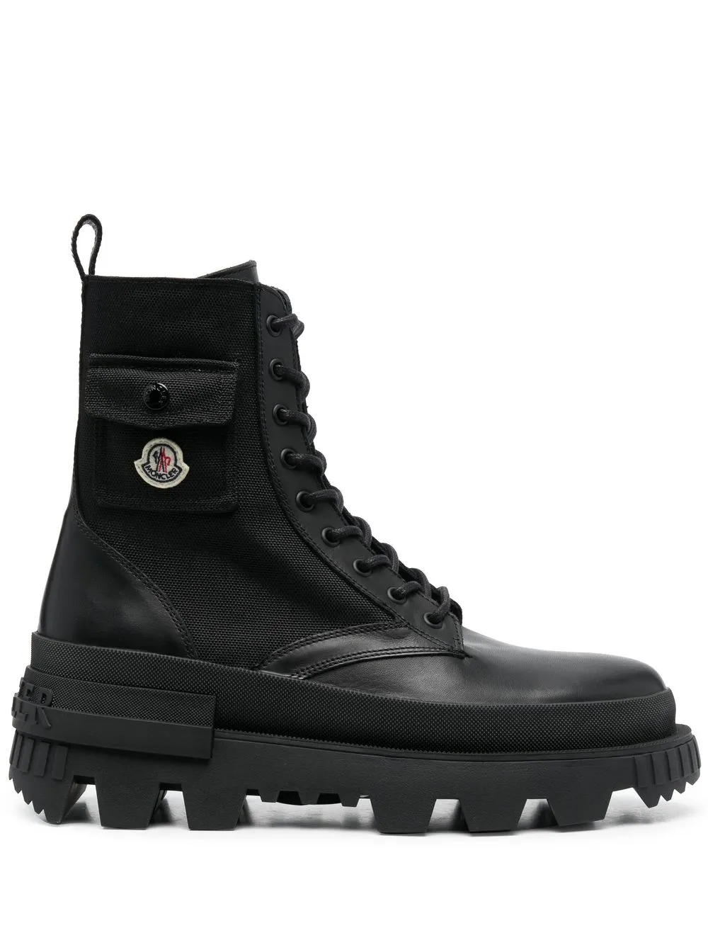 

Moncler Konture logo-patch ankle boots - Black