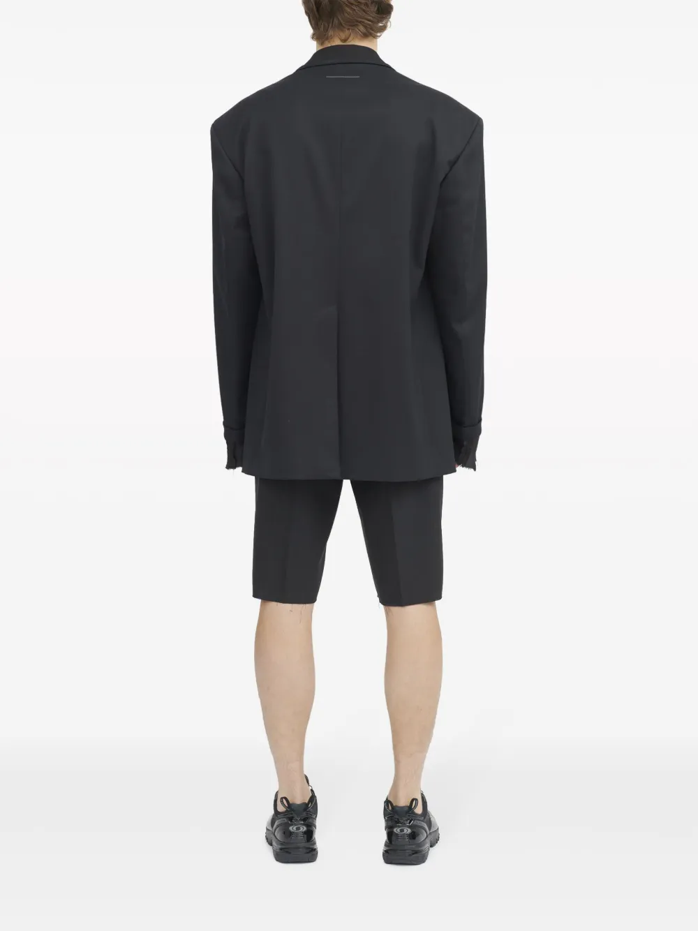 MM6 Maison Margiela ステッチディテール シングルジャケット