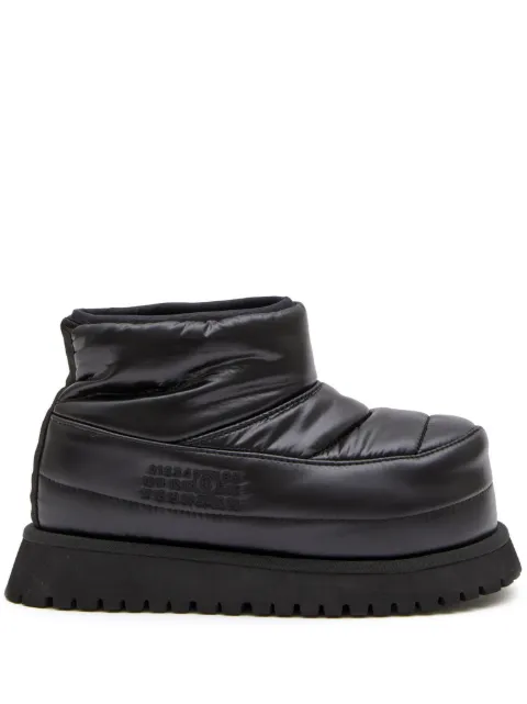 MM6 Maison Margiela logo-embossed après ski boots