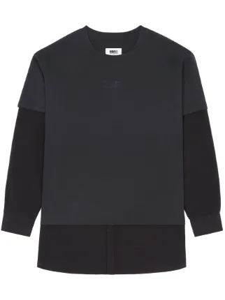 MM6 Maison Margiela Layered Cotton Shirt - Farfetch