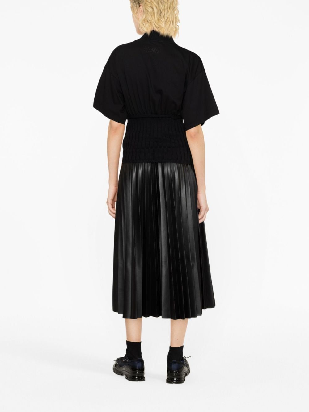 MM6 Maison Margiela high-neck ribbed-knit jumper Women