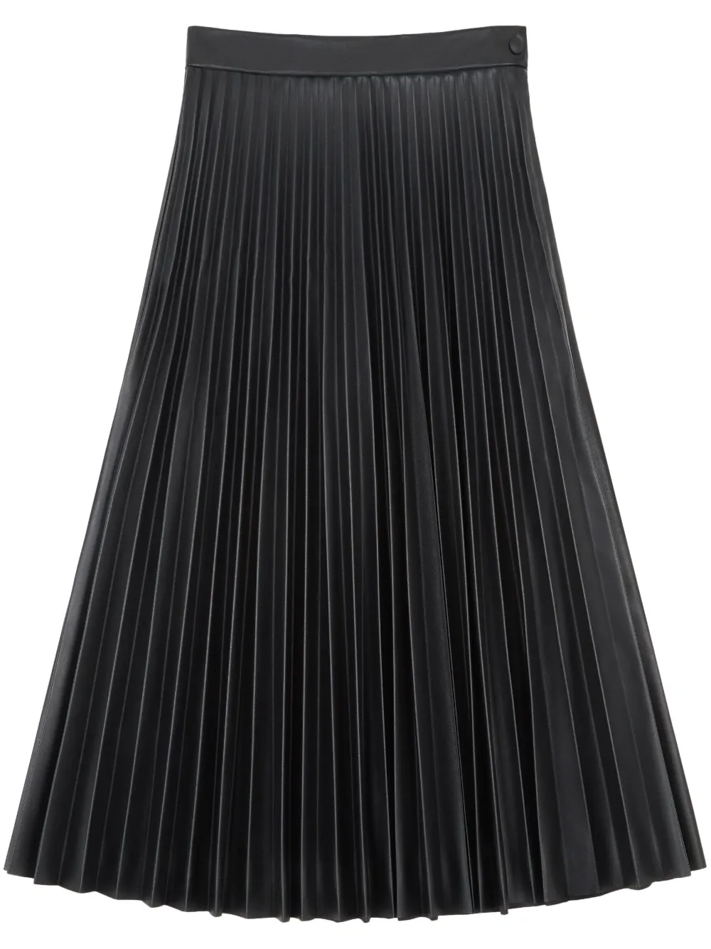 MM6 Maison Margiela pleated midi skirt - Black