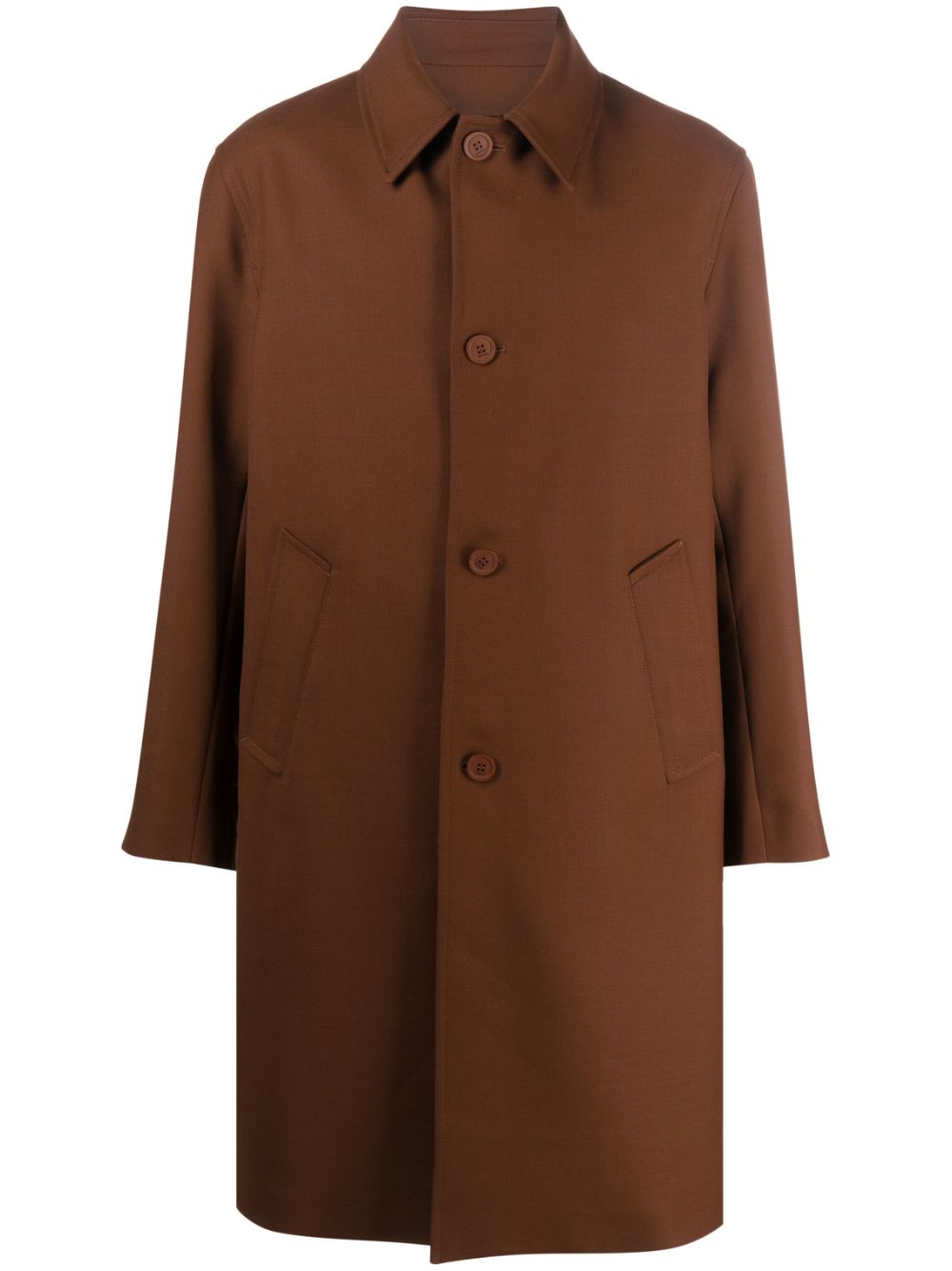 sandro brown coat