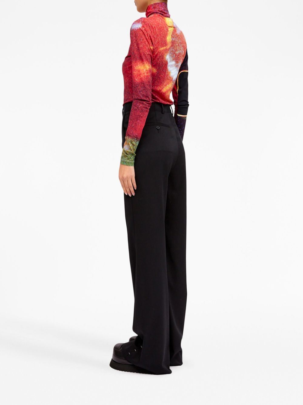 MM6 Maison Margiela high-waisted flared trousers Women