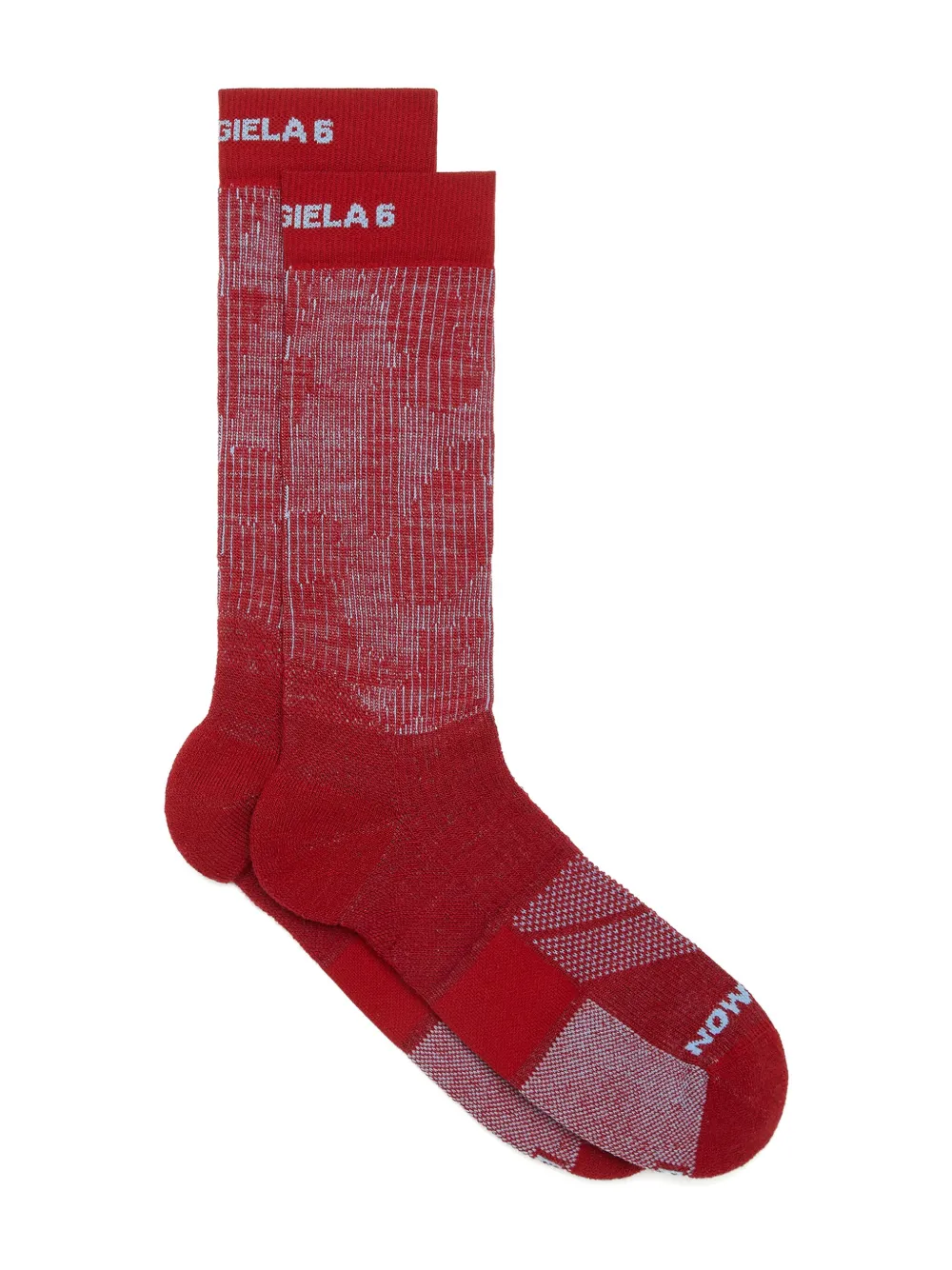 MM6 Maison Margiela X Salomon Intarsia sokken Rood