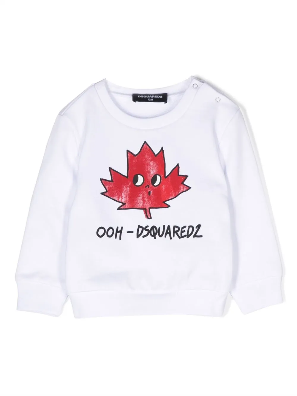 

Dsquared2 Kids sudadera con logo estampado - Blanco