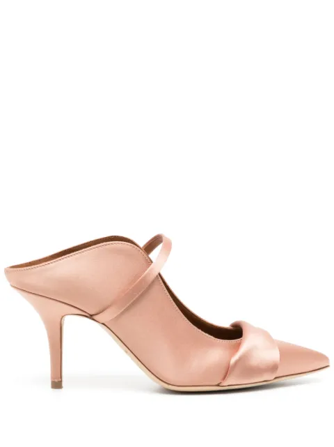 Malone Souliers Maureen Twist 70mm satin mules