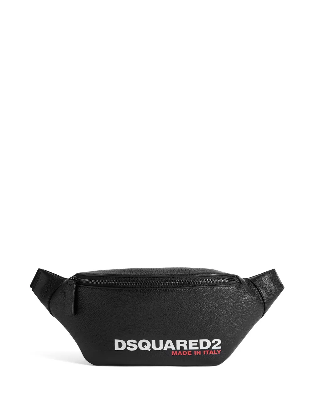 DSQUARED2 logo-print leather belt bag – Black