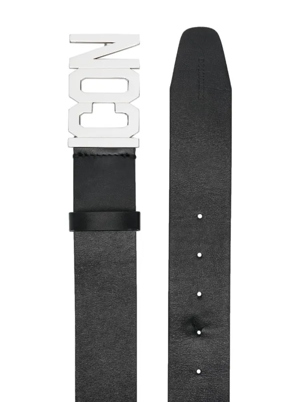 DSQUARED2 Icon レザーベルト | ブラック | FARFETCH JP