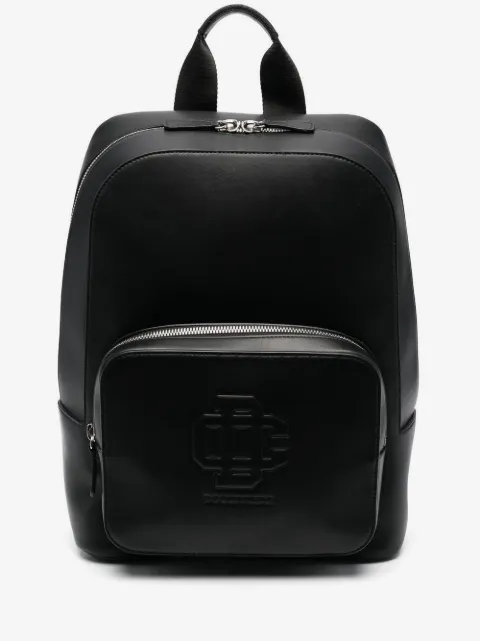 DSQUARED2 embossed-monogram leather backpack