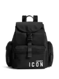 DSQUARED2 Icon multi-pocket backpack - Black