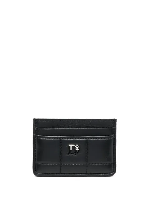 DSQUARED2 monogram-detail quilted cardholder